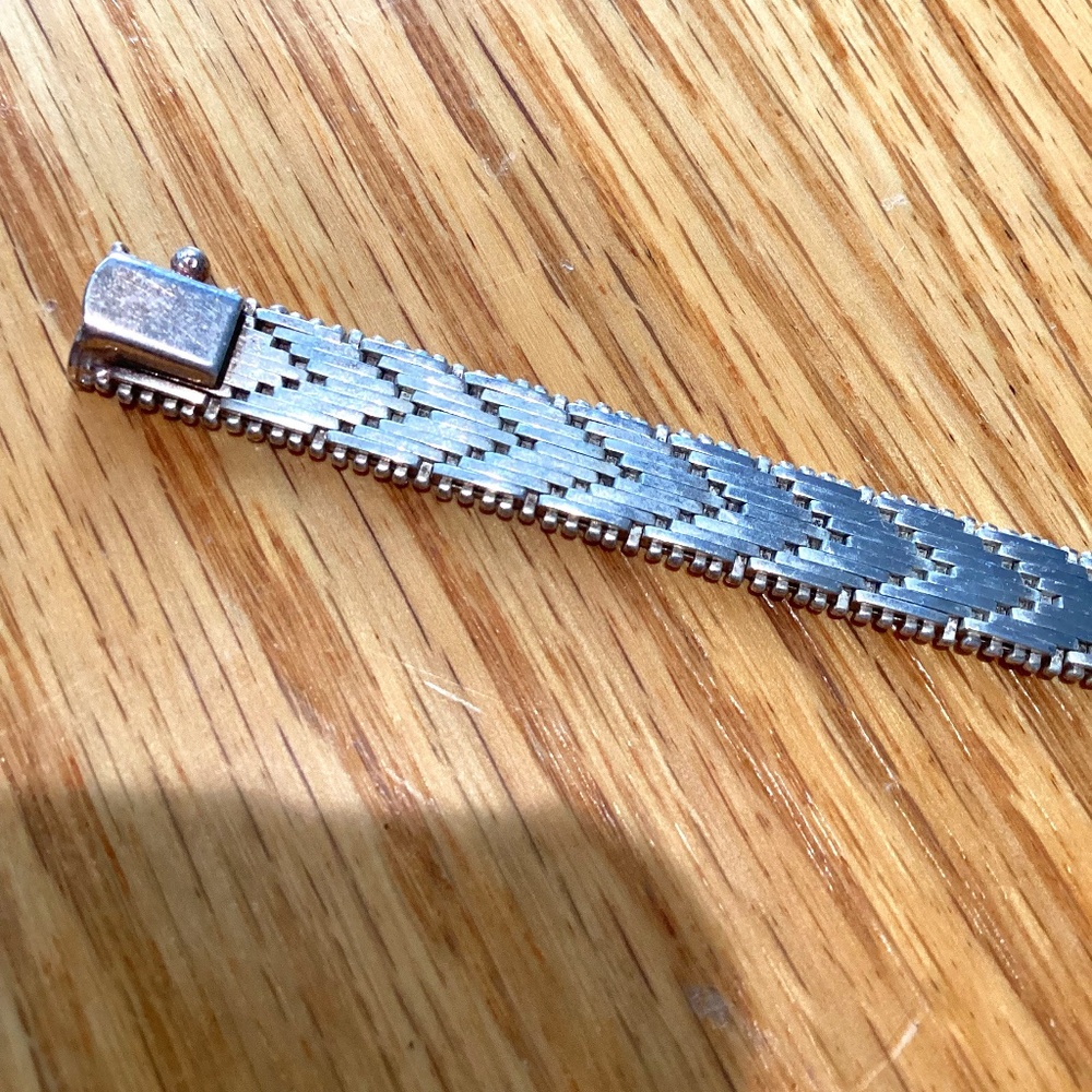 925 silver bracelet made in Italy southwest style braided